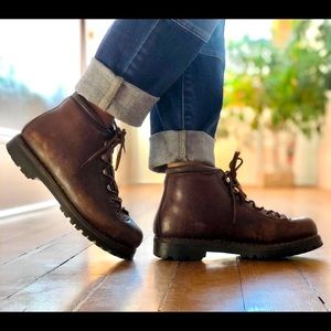💖BROWN LEATHER HIKING BOOTS 💖